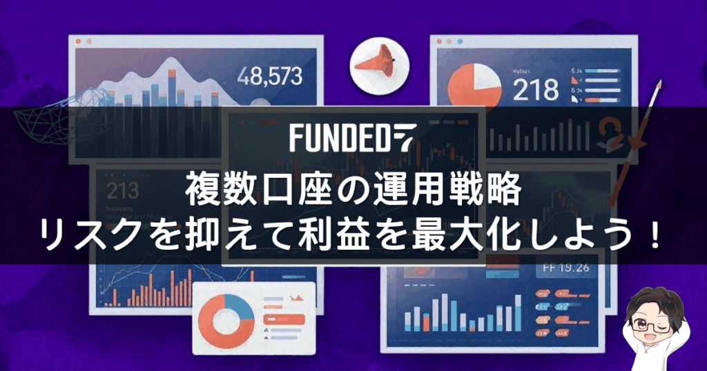 【Funded7】複数口座の運用戦略！利益を最大化する方法